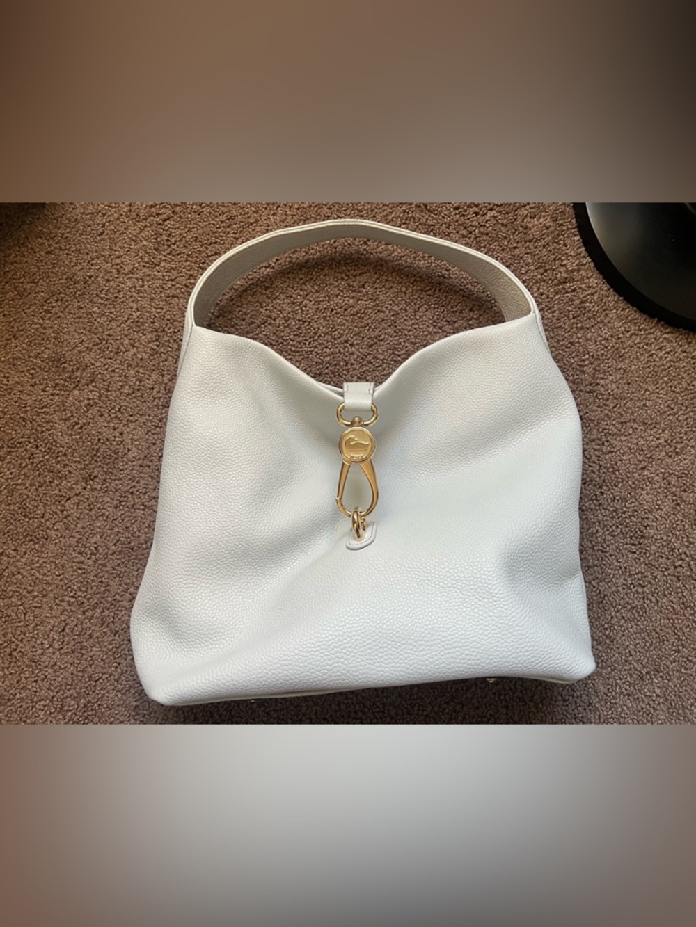Dooney & Bourke Belvedere Logo Lock Shoulder Bag